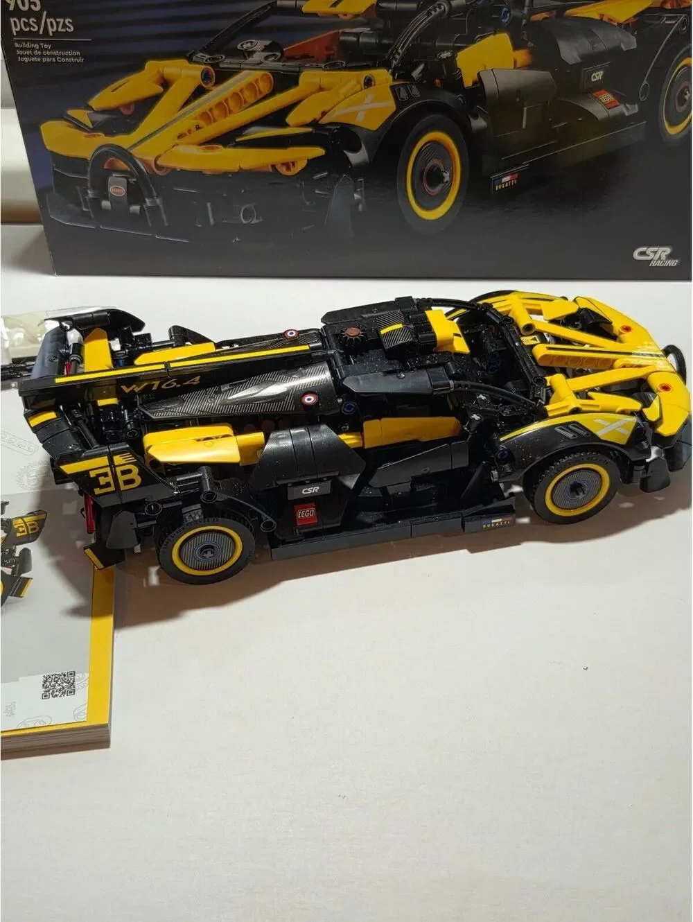 LEGO Technic 42151 Bugatti Bolide - Pre-Assembled with Manual and Extra Pieces
